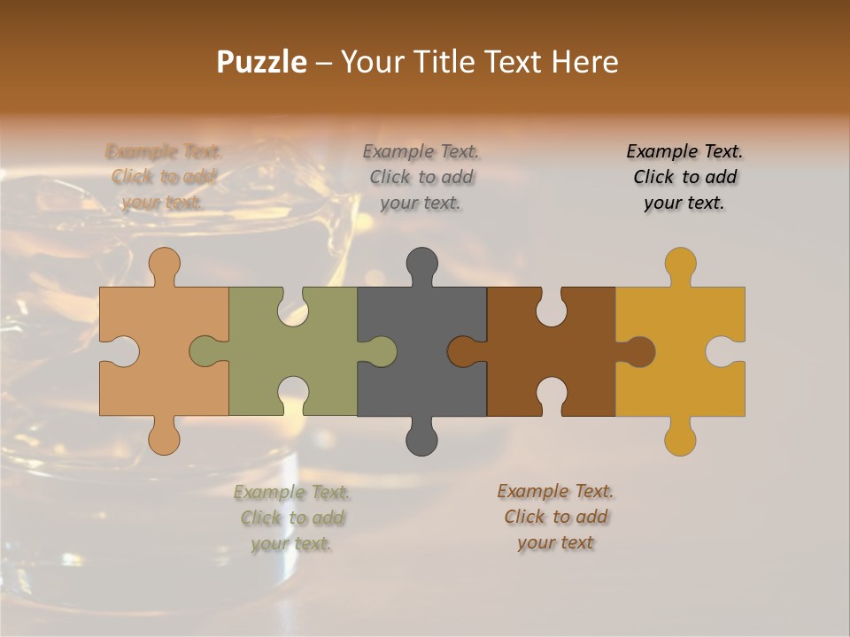 Isolated Mix Rum PowerPoint Template