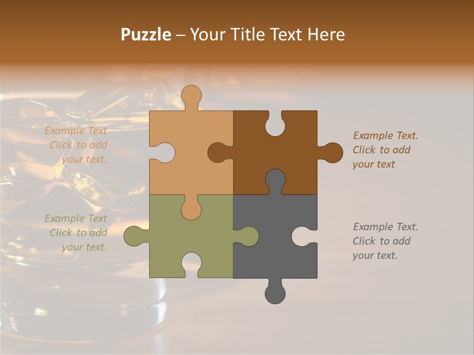 Isolated Mix Rum PowerPoint Template