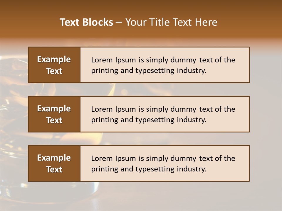 Isolated Mix Rum PowerPoint Template