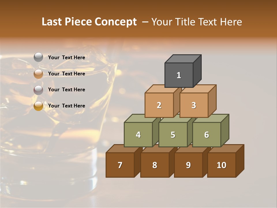 Isolated Mix Rum PowerPoint Template