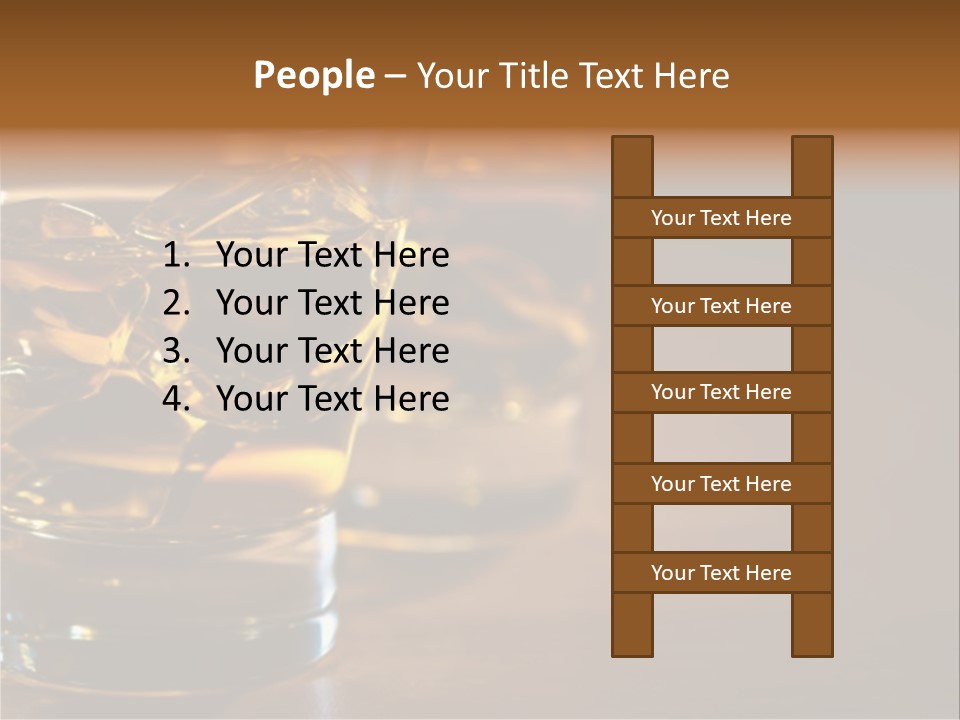 Isolated Mix Rum PowerPoint Template