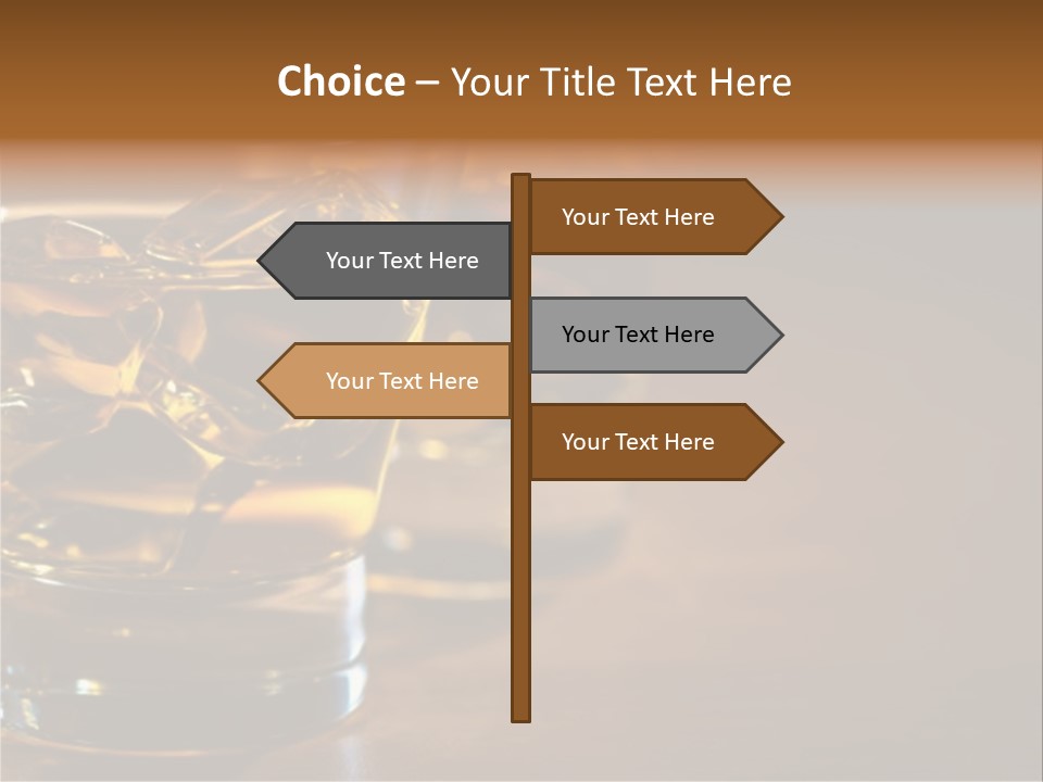 Isolated Mix Rum PowerPoint Template