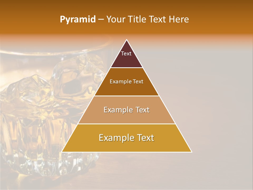 Refreshment Tumbler Wood PowerPoint Template