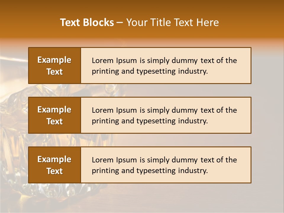 Refreshment Tumbler Wood PowerPoint Template