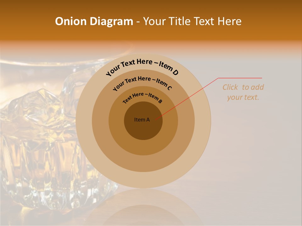 Refreshment Tumbler Wood PowerPoint Template