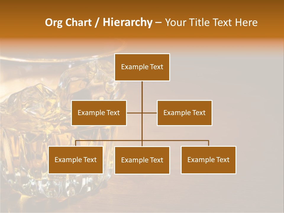 Refreshment Tumbler Wood PowerPoint Template