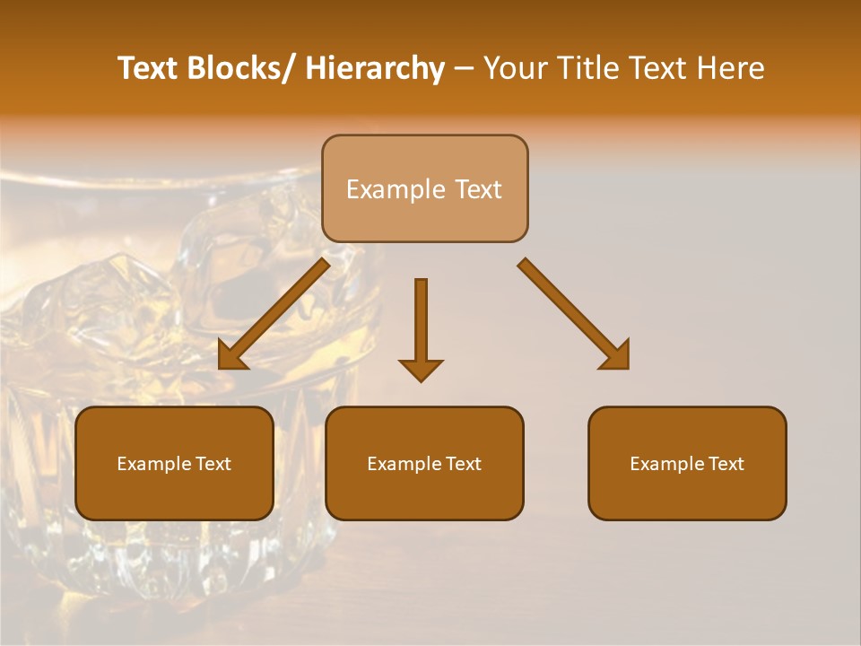 Refreshment Tumbler Wood PowerPoint Template