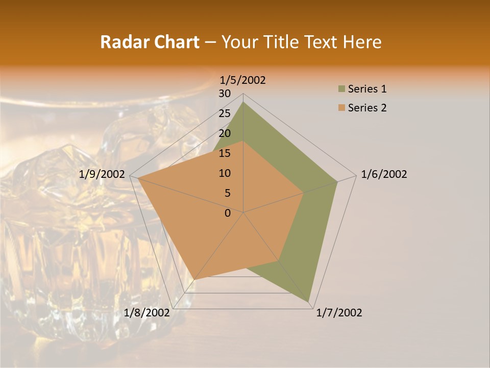 Refreshment Tumbler Wood PowerPoint Template