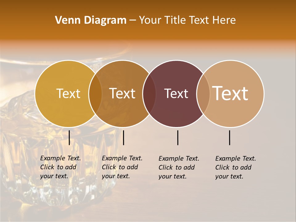 Refreshment Tumbler Wood PowerPoint Template