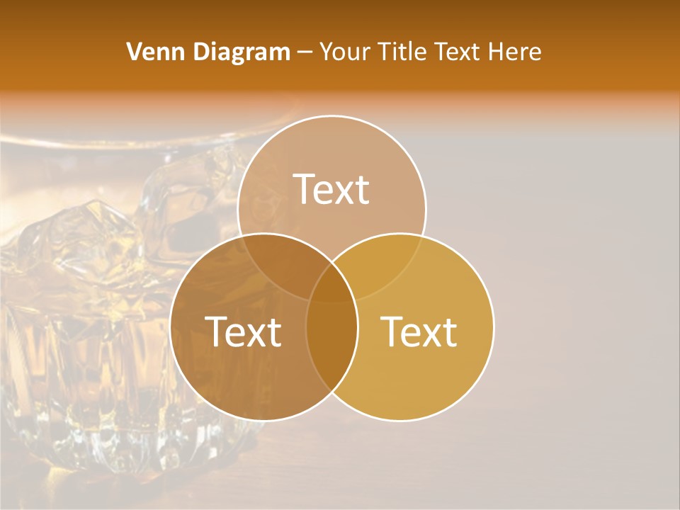 Refreshment Tumbler Wood PowerPoint Template