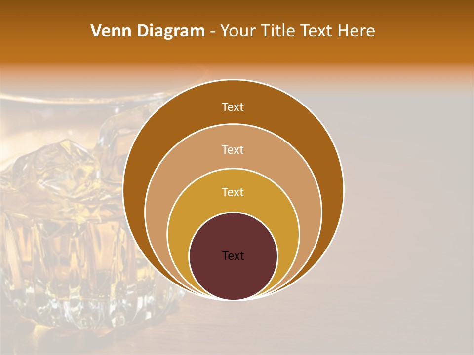 Refreshment Tumbler Wood PowerPoint Template