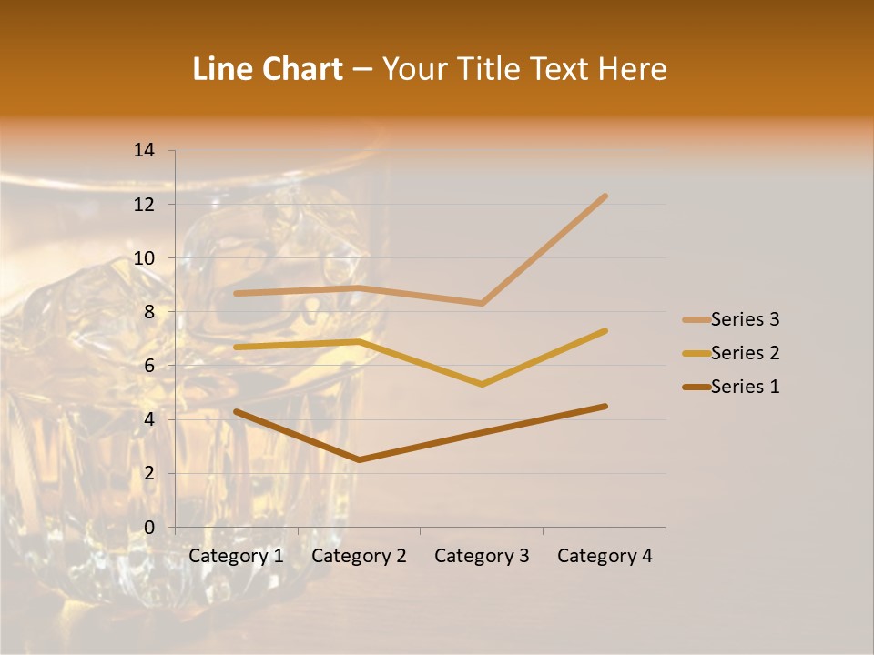 Refreshment Tumbler Wood PowerPoint Template