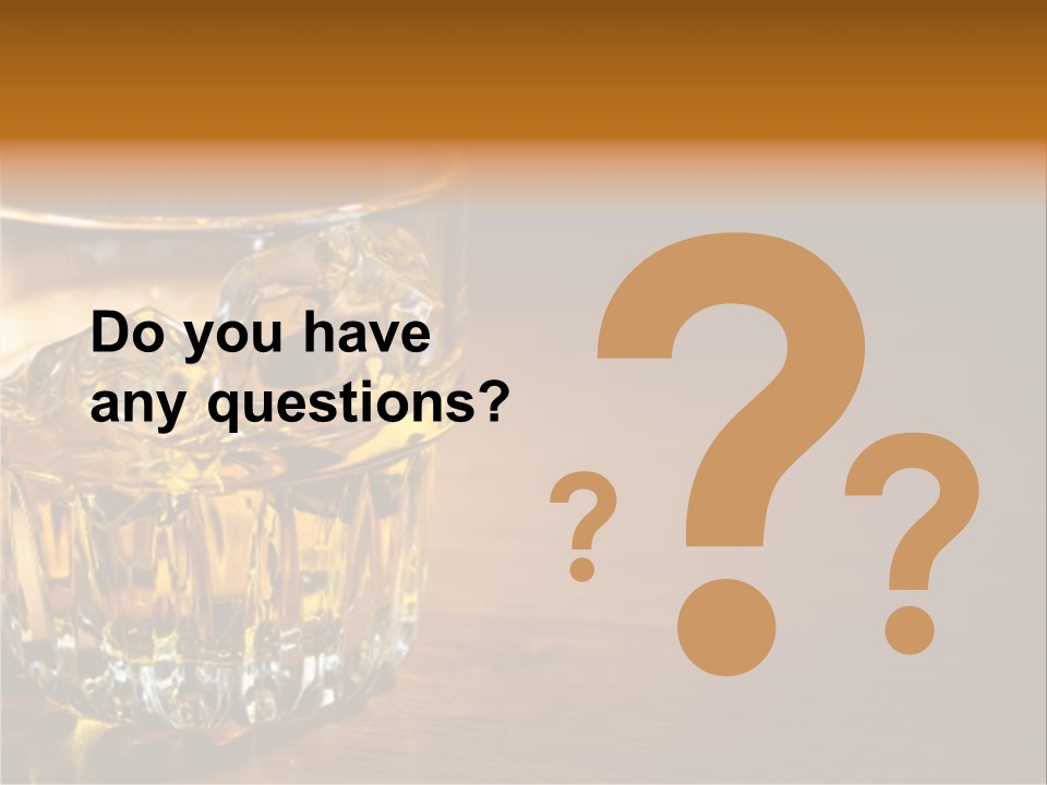 Refreshment Tumbler Wood PowerPoint Template