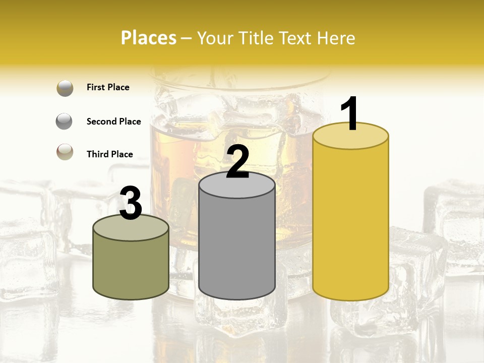 Scotch Bar Isolated PowerPoint Template