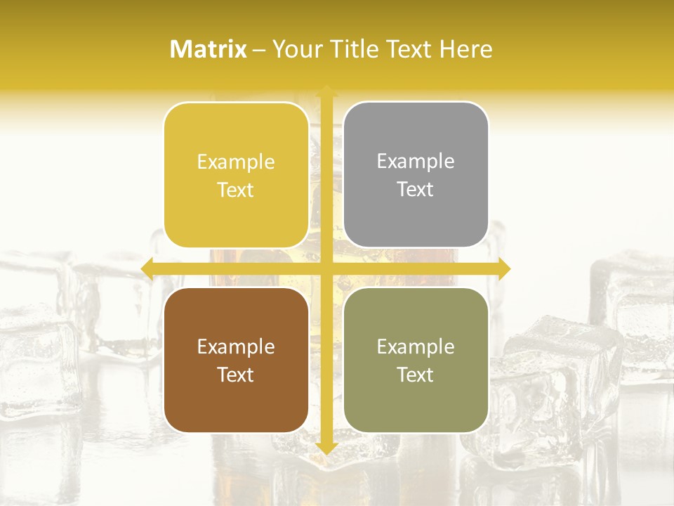 Scotch Bar Isolated PowerPoint Template