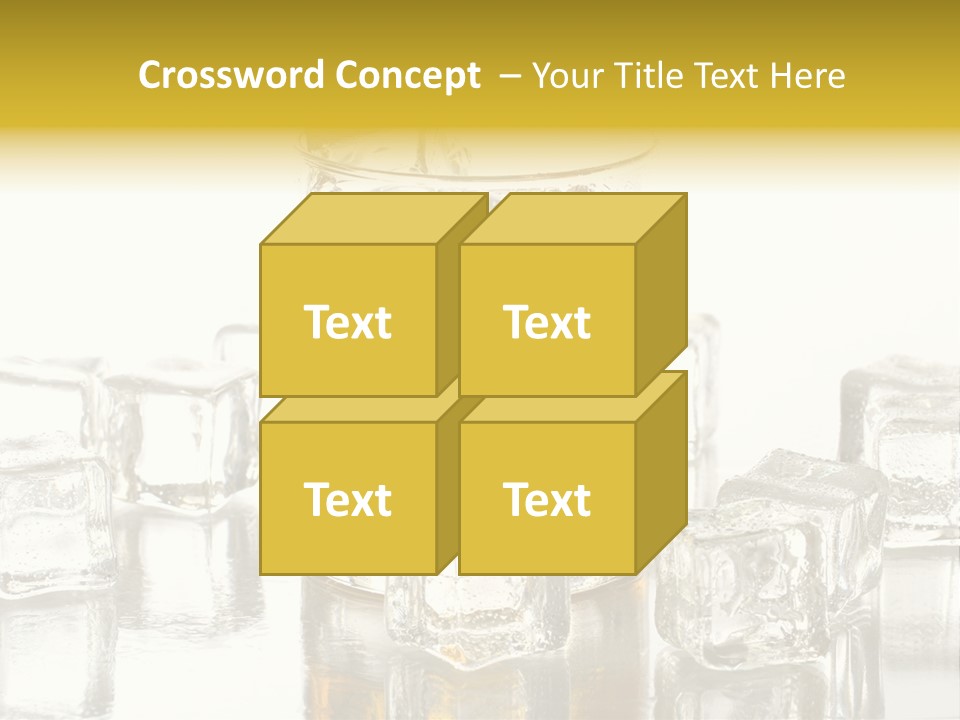 Scotch Bar Isolated PowerPoint Template
