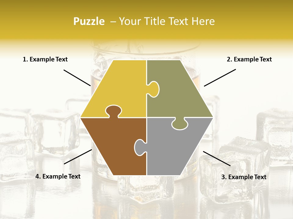 Scotch Bar Isolated PowerPoint Template