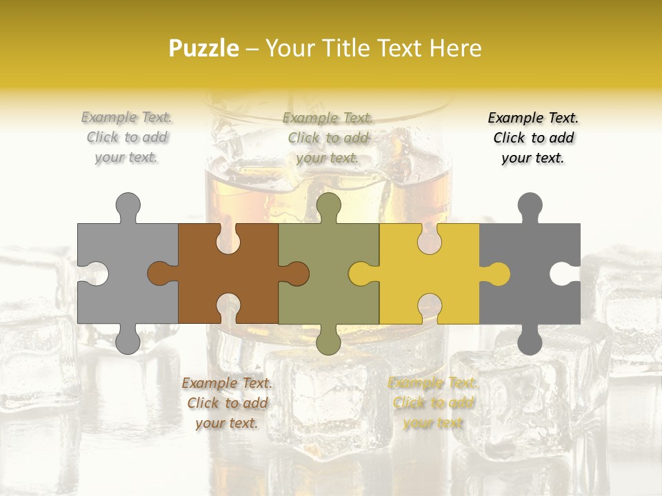 Scotch Bar Isolated PowerPoint Template