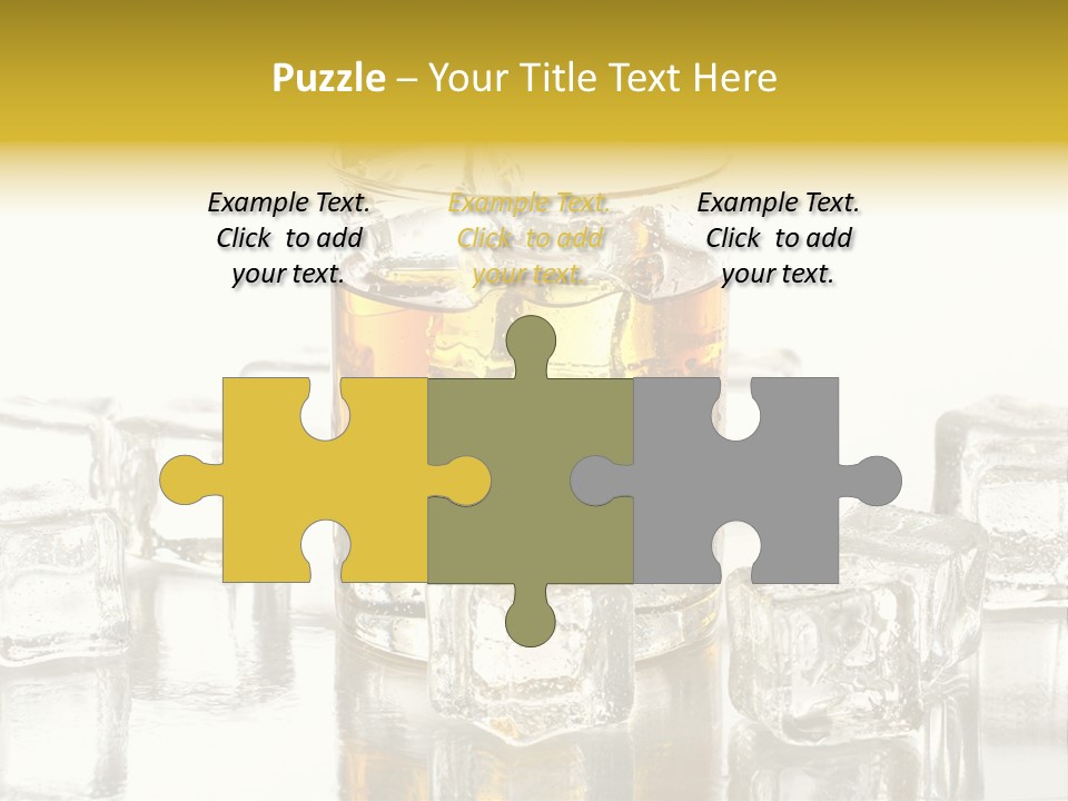 Scotch Bar Isolated PowerPoint Template