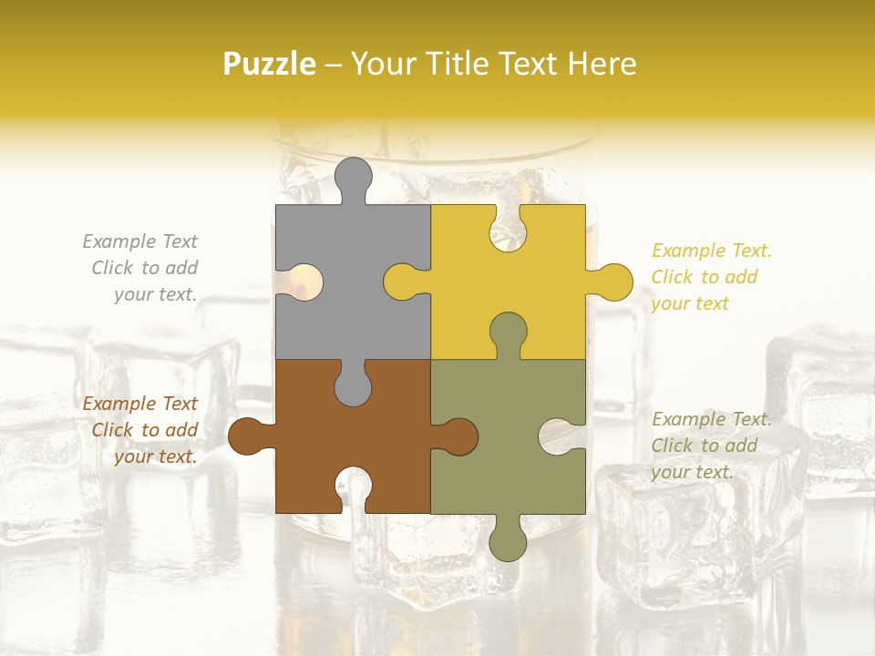 Scotch Bar Isolated PowerPoint Template