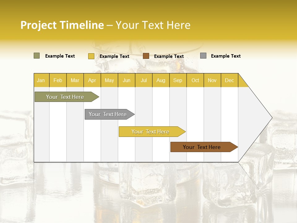 Scotch Bar Isolated PowerPoint Template