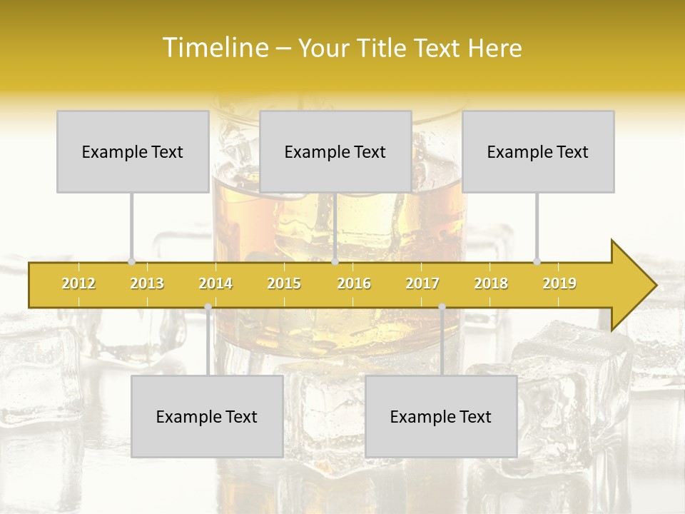 Scotch Bar Isolated PowerPoint Template