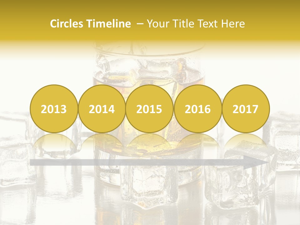 Scotch Bar Isolated PowerPoint Template