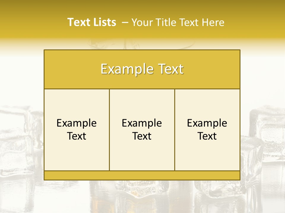 Scotch Bar Isolated PowerPoint Template