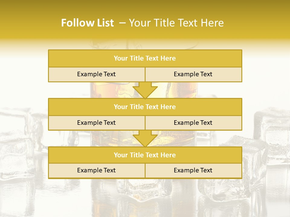 Scotch Bar Isolated PowerPoint Template