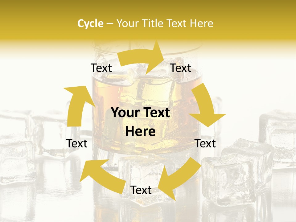 Scotch Bar Isolated PowerPoint Template