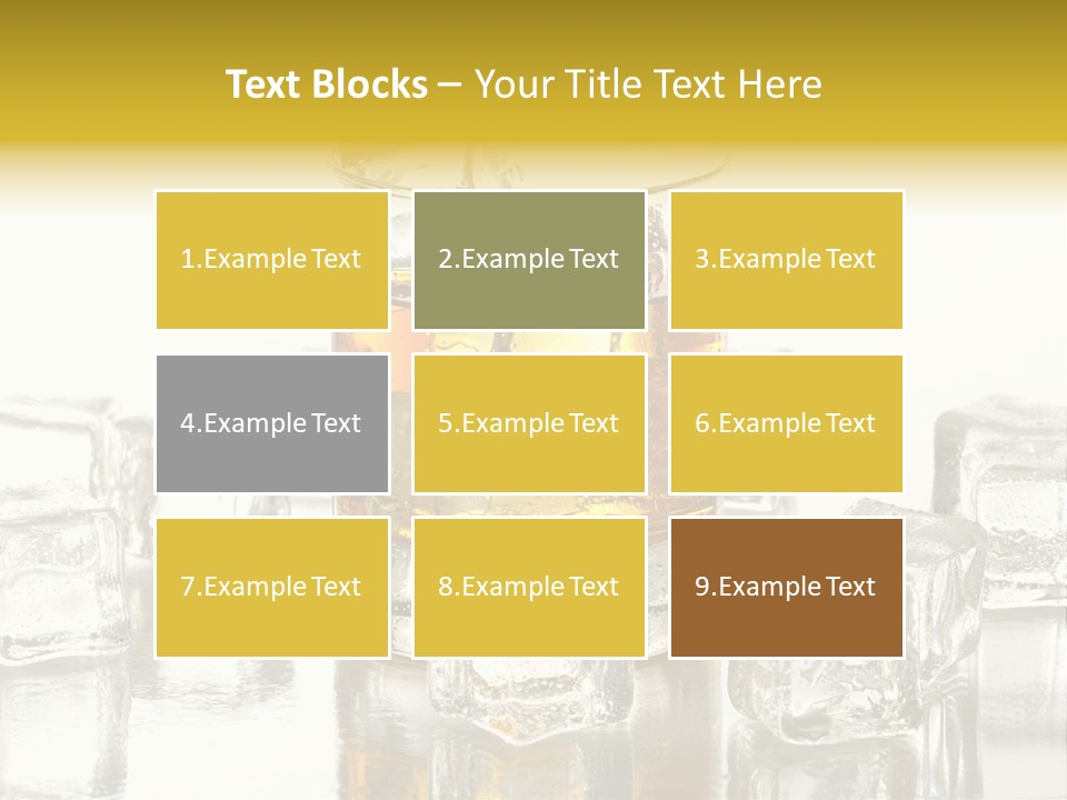 Scotch Bar Isolated PowerPoint Template