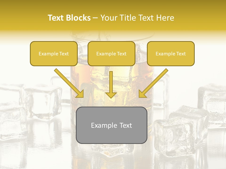 Scotch Bar Isolated PowerPoint Template