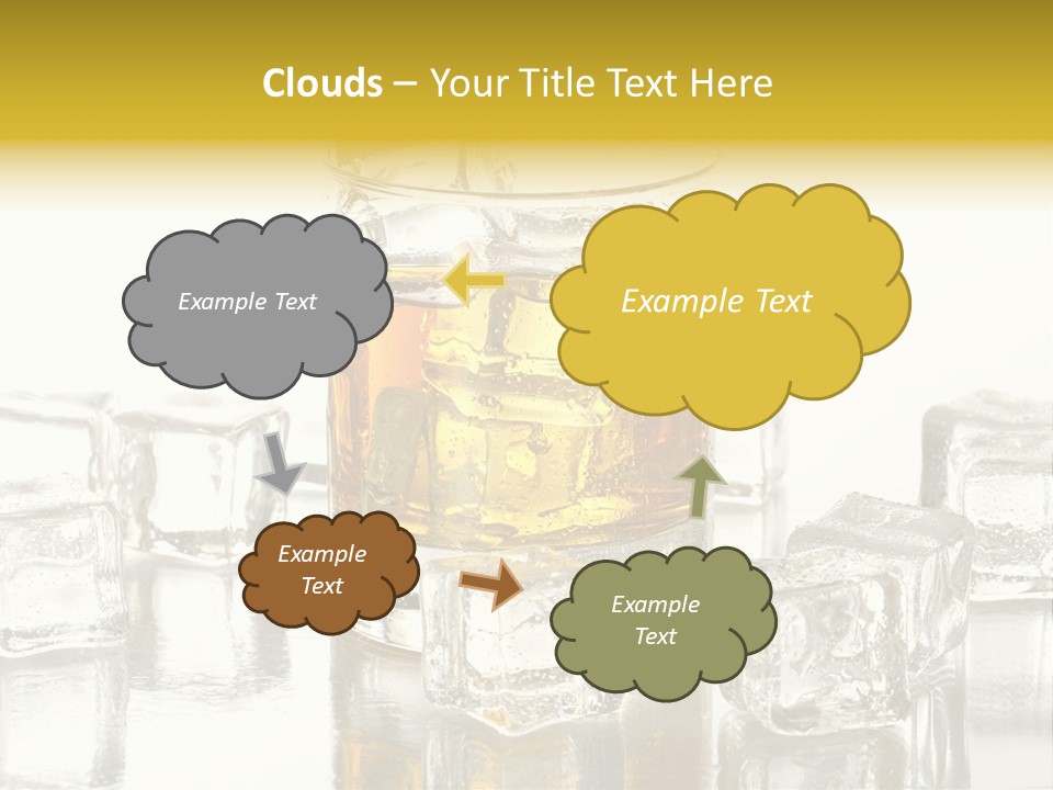 Scotch Bar Isolated PowerPoint Template