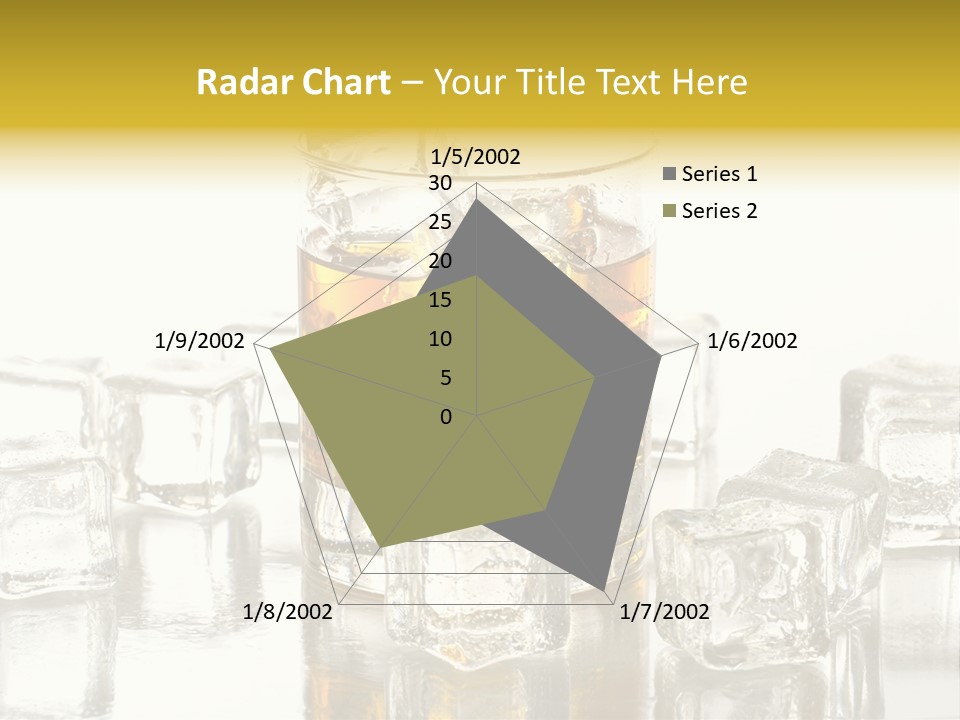Scotch Bar Isolated PowerPoint Template