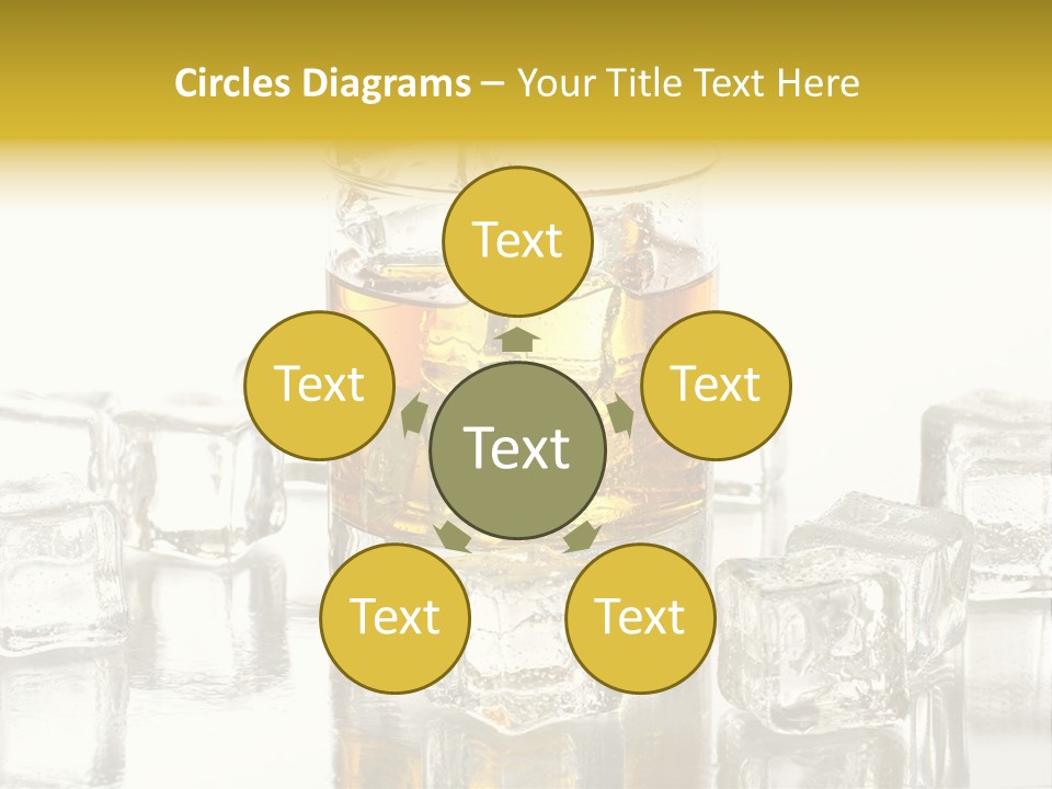 Scotch Bar Isolated PowerPoint Template