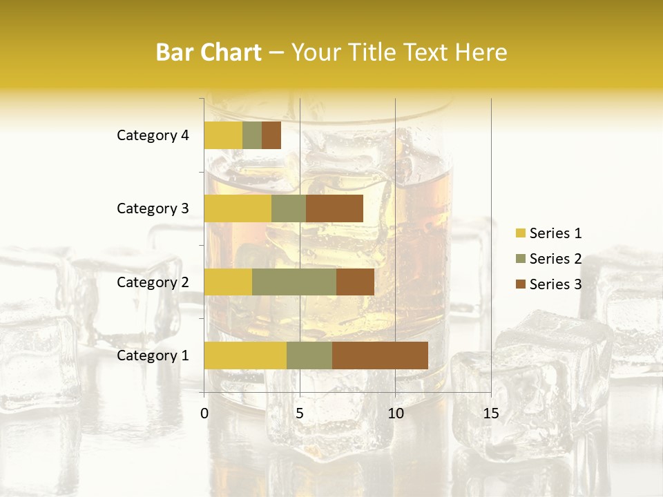 Scotch Bar Isolated PowerPoint Template