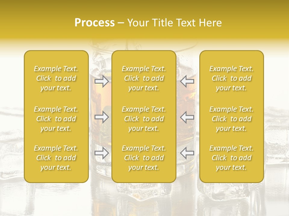Scotch Bar Isolated PowerPoint Template