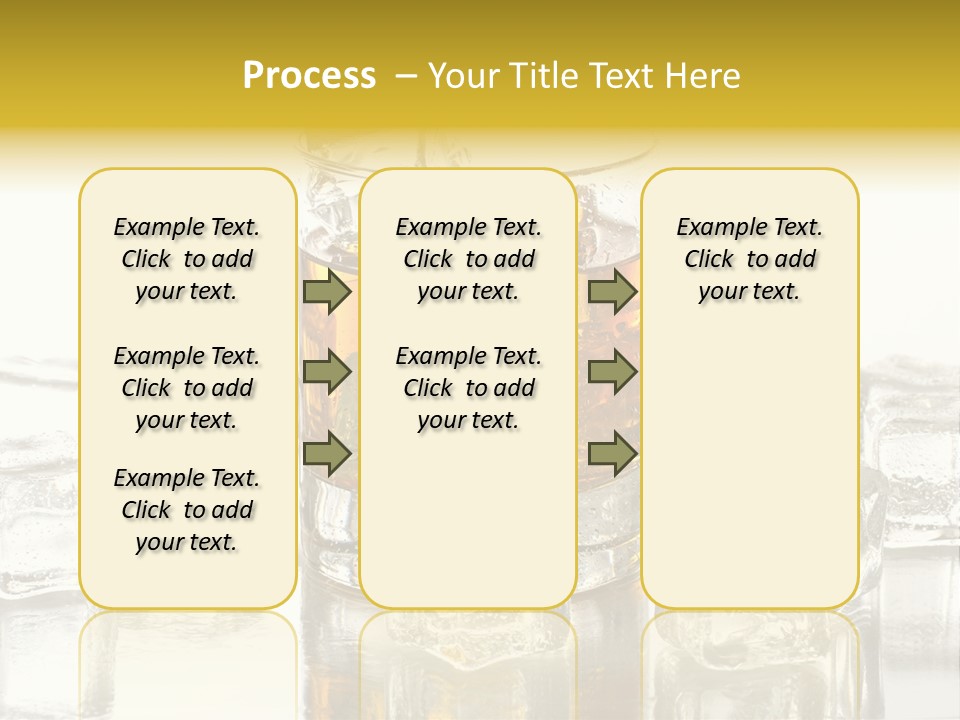 Scotch Bar Isolated PowerPoint Template