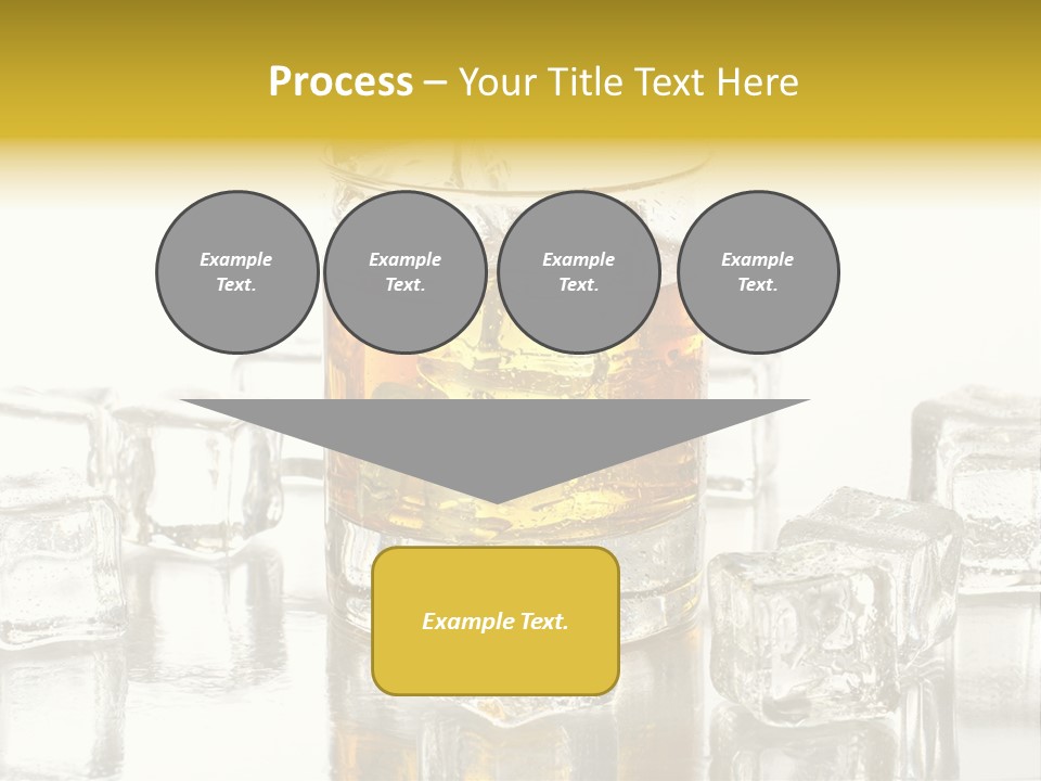 Scotch Bar Isolated PowerPoint Template