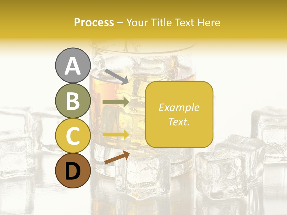 Scotch Bar Isolated PowerPoint Template