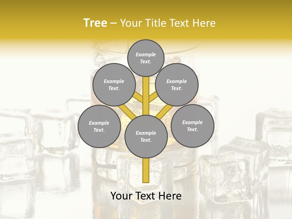 Scotch Bar Isolated PowerPoint Template