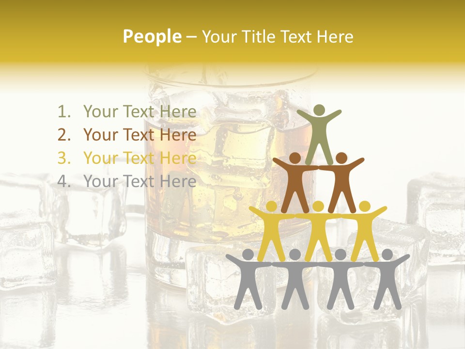 Scotch Bar Isolated PowerPoint Template