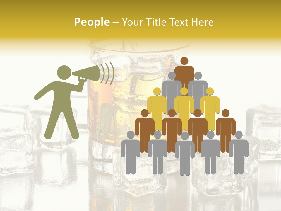 Scotch Bar Isolated PowerPoint Template