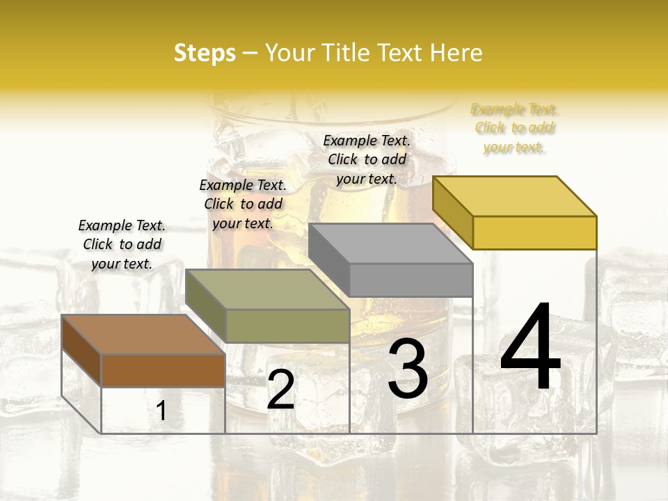 Scotch Bar Isolated PowerPoint Template