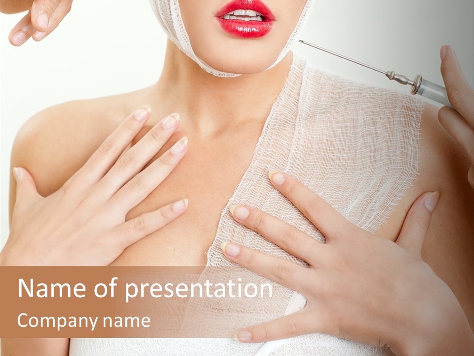 Plastic Operation Sexy PowerPoint Template