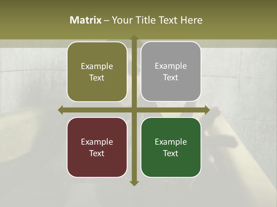 Gothic Bathtub Character PowerPoint Template