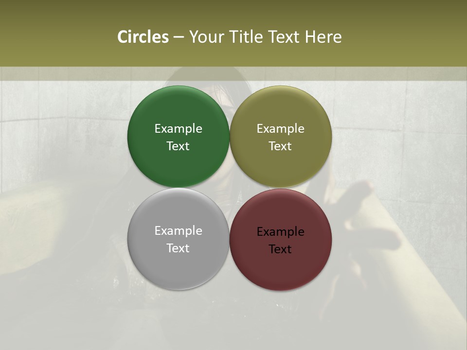 Gothic Bathtub Character PowerPoint Template