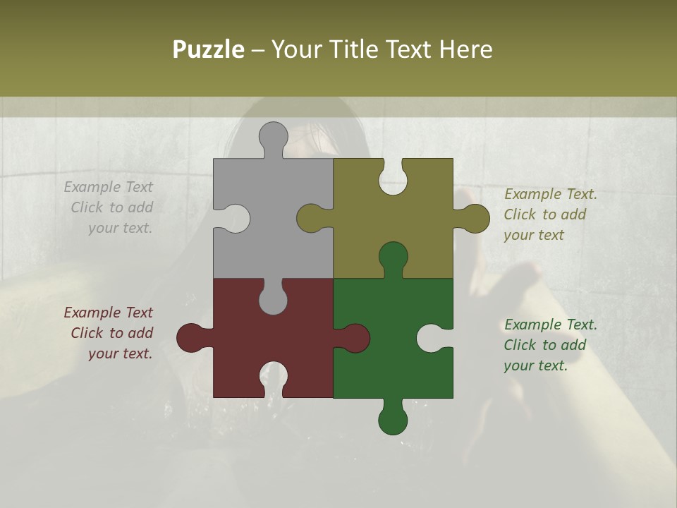 Gothic Bathtub Character PowerPoint Template