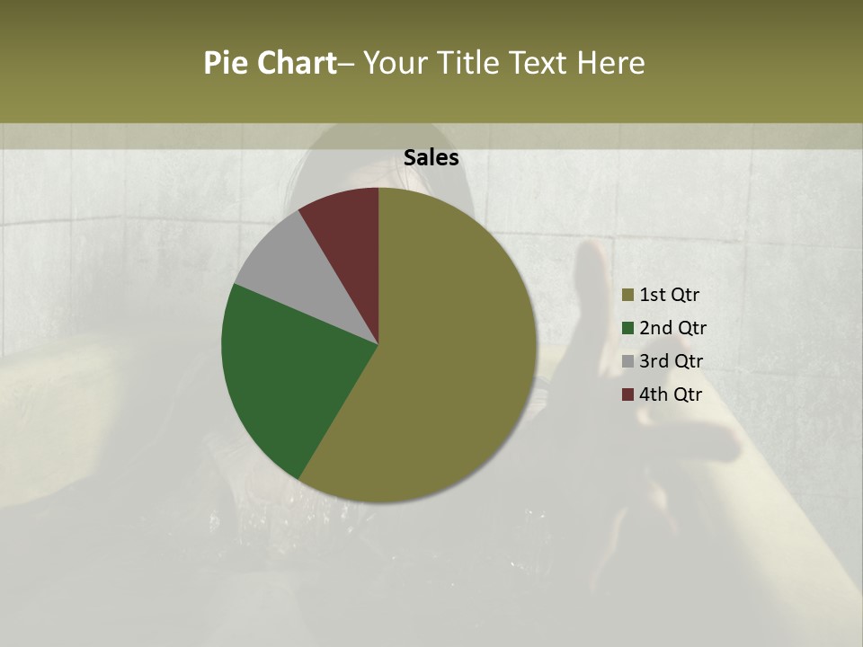 Gothic Bathtub Character PowerPoint Template