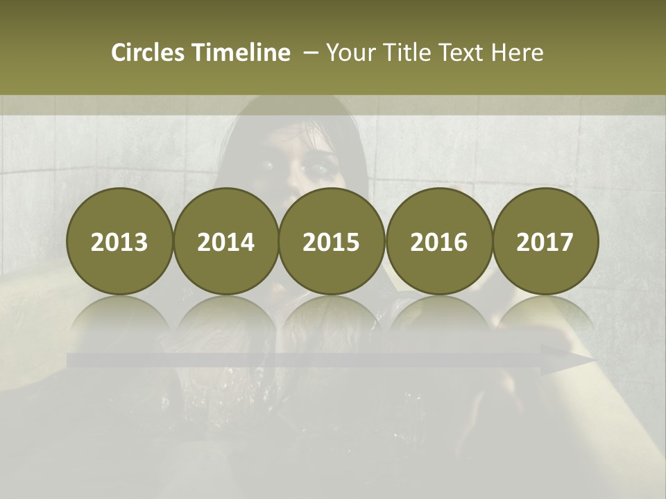 Gothic Bathtub Character PowerPoint Template